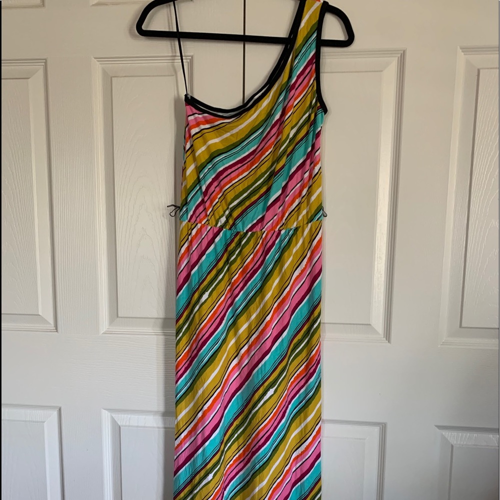 Trina Turk Shaunti one shoulder maxi dress